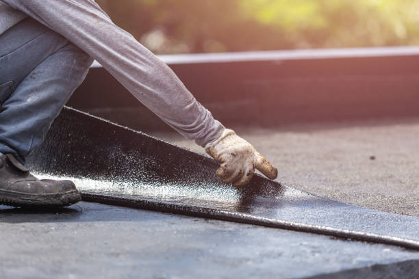 Professional Basement Waterproofing technician working in Daleville, VA